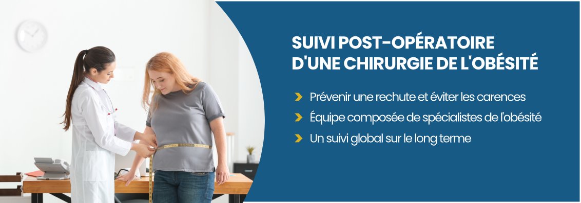 Suivi post-opératoire d'une patiente après une chirurgie de l'obésité